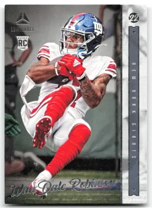 Wan'Dale Robinson 2022 Panini Chronicles Luminance Update Rookies Teal Giants