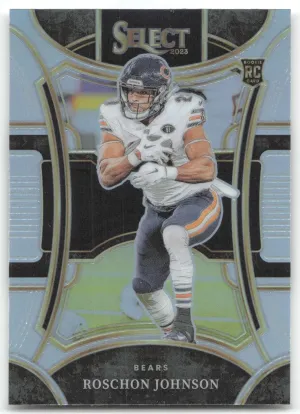 Roschon Johnson Rookie 2023 Panini Select Silver Prizms Chicago Bears