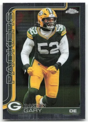 Rashan Gary 2025 Topps Chrome Green Bay Packers