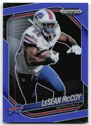 LeSean McCoy 2025 Panini Prizm Black Prizms Blue #/199 Buffalo Bills