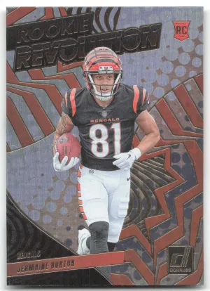 Jermaine Burton 2024 Donruss Rookie Revolution Cincinnati Bengals