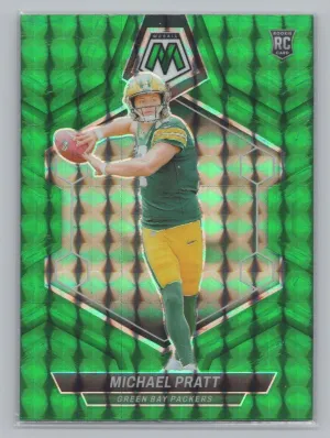 Michael Pratt Rookie 2024 Panini Mosaic Mosaic Green Green Bay Packers