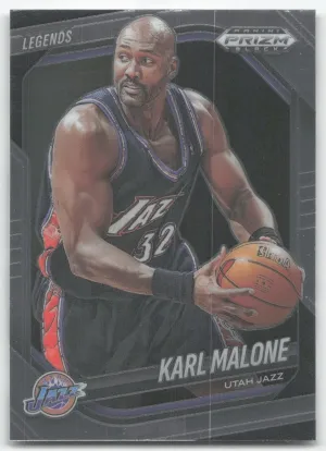 Karl Malone 2024-25 Panini Prizm Black Utah Jazz