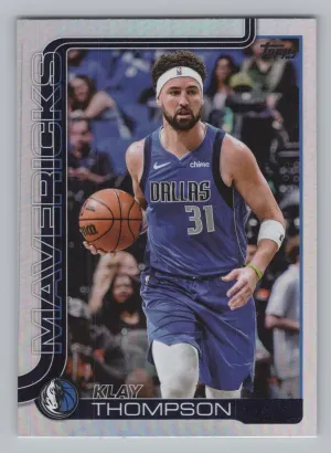Klay Thompson 2025-26 Topps Rainbow Foilboard Dallas Mavericks