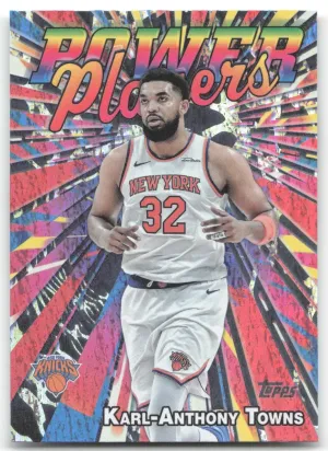 Karl-Anthony Towns 2025-26 Topps Power Players Knicks