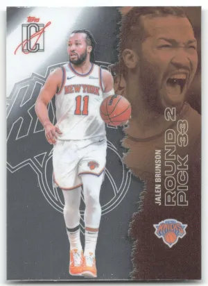 Jalen Brunson 2025-26 Topps Signature Class Chrome New York Knicks