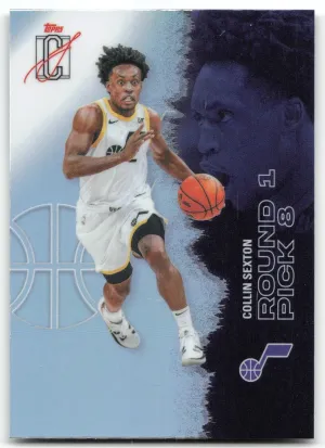 Collin Sexton 2025-26 Topps Signature Class Chrome Refractors Utah Jazz