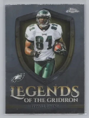 Terrell Owens 2025 Topps Chrome Legends of the Gridiron Philadelphia Eagles