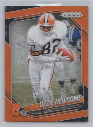Ozzie Newsome 2025 Panini Prizm Orange #/249 Cleveland Browns