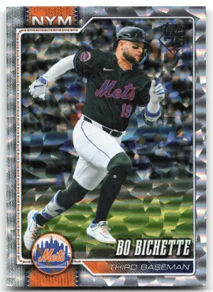 Bo Bichette 2026 Topps Silver Crackle Foil New York Mets