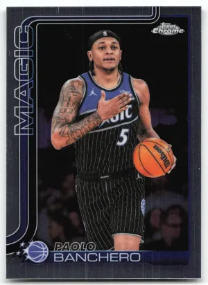 Paolo Banchero 2025-26 Topps Chrome Update Orlando Magic