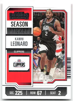 Kawhi Leonard 2023-24 Panini Contenders Clippers
