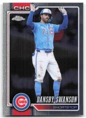Dansby Swanson 2026 Topps Chrome Chicago Cubs