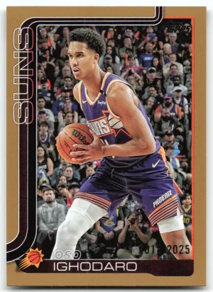 Oso Ighodaro 2025-26 Topps Gold #/2025 Phoenix Suns