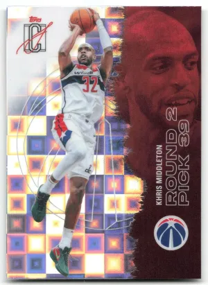 Khris Middleton 2025-26 Topps Signature Class Chrome Pandora Refractors Wizards