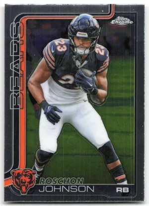 Roschon Johnson 2025 Topps Chrome Chicago Bears