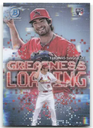Thomas Saggese Rookie 2025 Bowman Greatness Loading St. Louis Cardinals