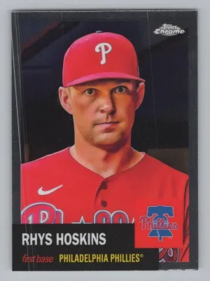 Rhys Hoskins 2022 Topps Chrome Platinum Anniversary Philadelphia Phillies