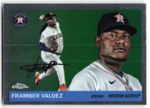 Framber Valdez 2025 Topps Chrome Platinum Houston Astros