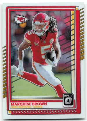 Marquise Brown 2025 Donruss Optic Kansas City Chiefs