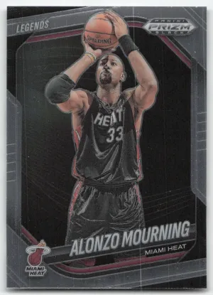 Alonzo Mourning 2024-25 Panini Prizm Black Miami Heat