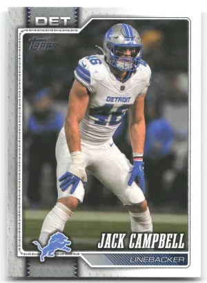 Jack Campbell 2026 Topps Flagship Detroit Lions