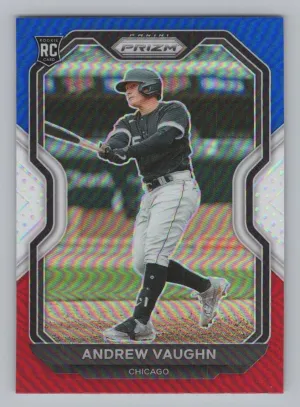 Andrew Vaughn RC 2021 Panini Prizm Red/White/Blue Prizm Chicago White Sox