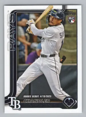 Chandler Simpson 2025 Topps Update Tampa Bay Rays