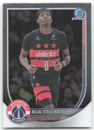 Bilal Coulibaly 2025-26 Bowman Chrome Washington Wizards