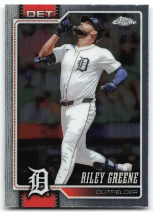 Riley Greene 2026 Topps Chrome Detroit Tigers
