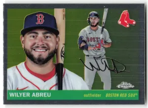 Wilyer Abreu 2025 Topps Chrome Platinum Boston Red Sox