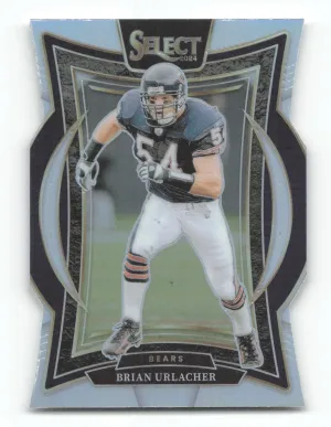 Brian Urlacher 2024 Panini Select Silver Prizm Die Cut Bears