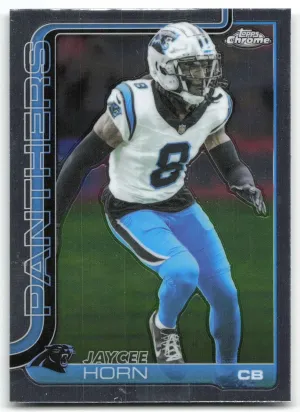 Jaycee Horn 2025 Topps Chrome Carolina Panthers