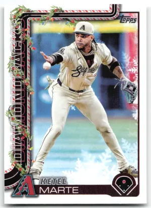 Ketel Marte 2025 Topps Holiday Arizona Diamondbacks