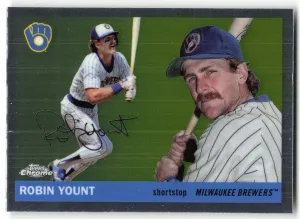 Robin Yount 2025 Topps Chrome Platinum Milwaukee Brewers