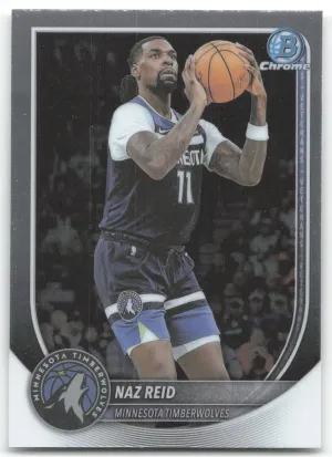 Naz Reid 2025-26 Bowman Chrome Minnesota Timberwolves