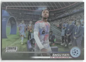 Ansu Fati 2022-23 Stadium Club Chrome UEFA Club Competitions Refractor Barcelona