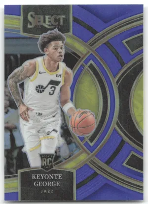 Keyonte George RC 2023-24 Panini Select Blue Prizms Jazz
