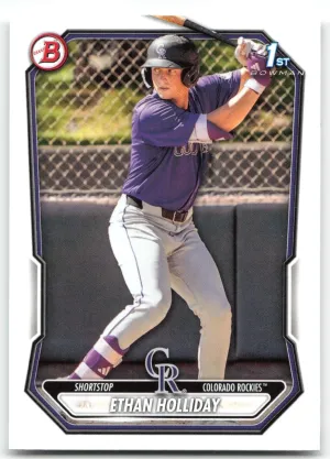 Ethan Holliday 2026 Bowman Prospects Colorado Rockies
