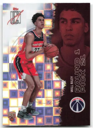 Will Riley Rookie 2025-26 Topps Signature Class Chrome Pandora Refractors