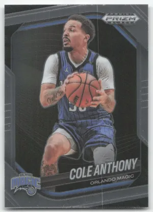 Cole Anthony 2024-25 Panini Prizm Black Orlando Magic
