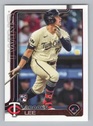 Brooks Lee Rookie 2025 Topps Minnesota Twins