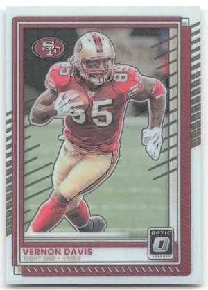 Vernon Davis 2025 Donruss Optic San Francisco 49ers