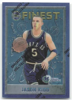 Jason Kidd 1995-96 Finest Refractors Mavericks