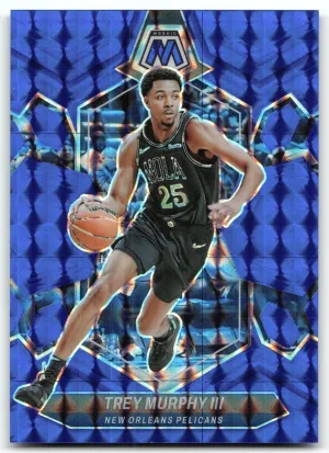 Trey Murphy III 2023-24 Panini Mosaic Blue #/199 New Orleans Pelicans