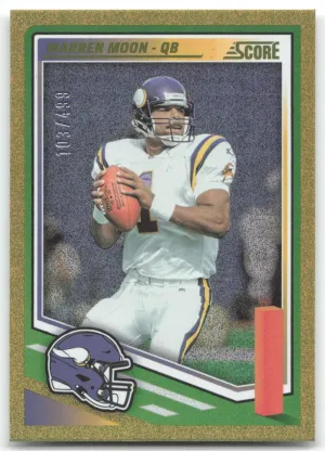 Warren Moon 2025 Score Gold #/499 Minnesota Vikings