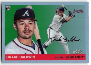 Drake Baldwin Rookie 2025 Topps Chrome Platinum Refractors Atlanta Braves