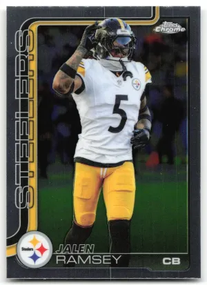 Jalen Ramsey 2025 Topps Chrome Pittsburgh Steelers