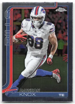Dawson Knox 2025 Topps Chrome Buffalo Bills
