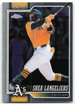 Shea Langeliers 2026 Topps Chrome Athletics
